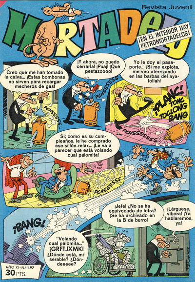 Mortadelo (Bruguera, 1970 series) v11#497 (2 June 1980)