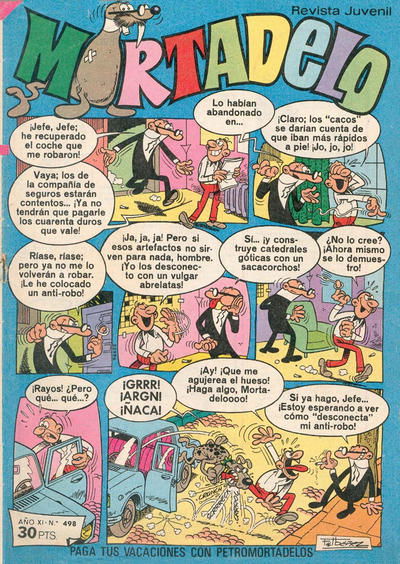 Mortadelo (Bruguera, 1970 series) v11#498 (9 June 1980)