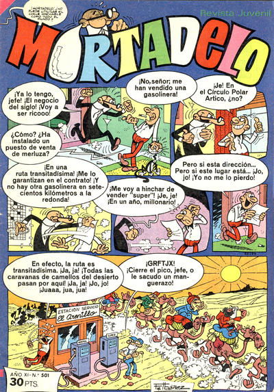 Mortadelo (Bruguera, 1970 series) v11#501 30 June 1980