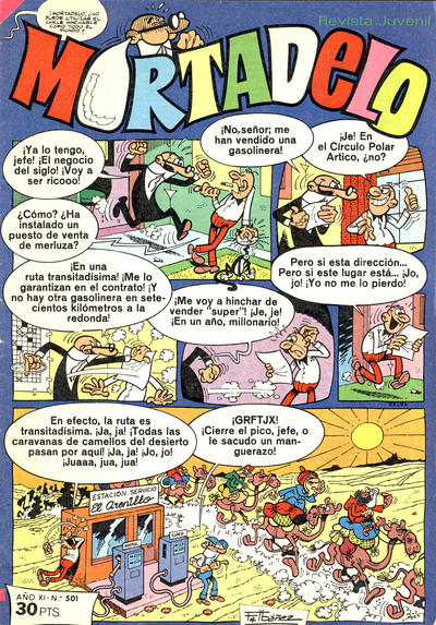 Mortadelo  v11#501 (30 June 1980)