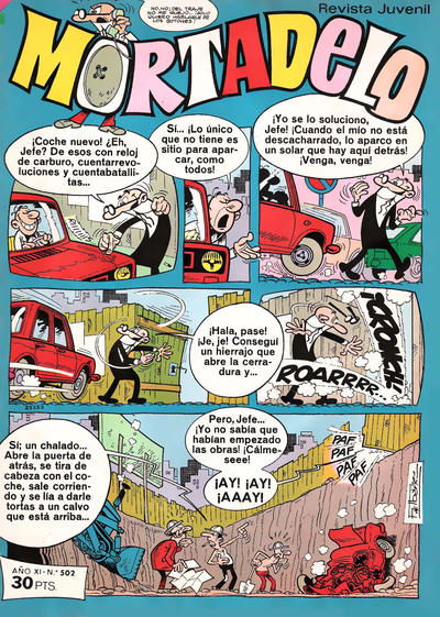 Mortadelo (Bruguera, 1970 series) v11#502 (7 July 1980)