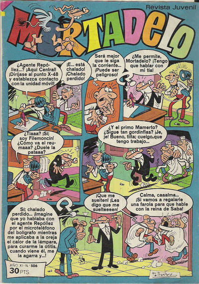 Mortadelo (Bruguera, 1970 series) v11#506 (4 August 1980)