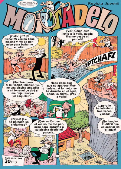 Mortadelo (Bruguera, 1970 series) v11#508 (18 August 1980)