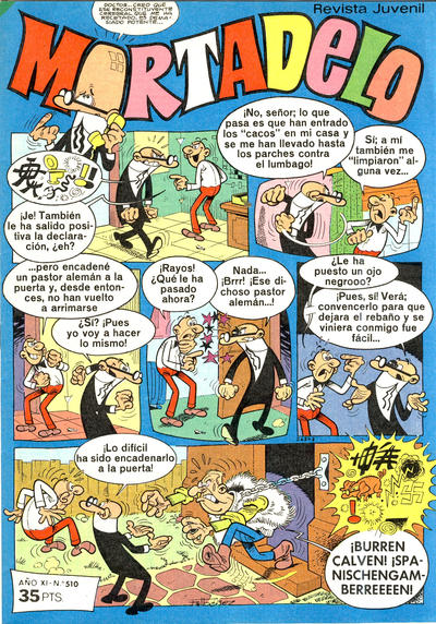 Mortadelo  v11#510 (1 September 1980)