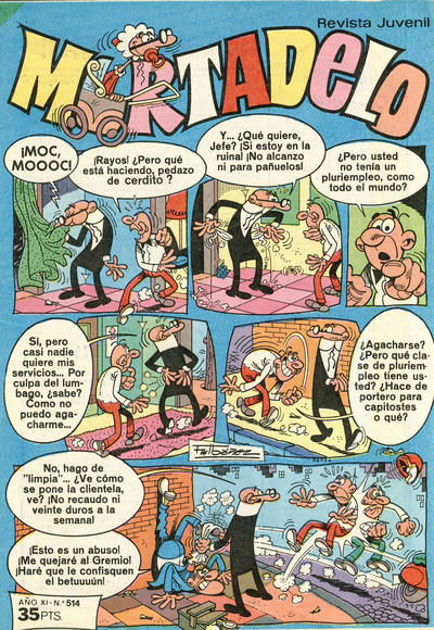 Mortadelo (Bruguera, 1970 series) v11#514 29 September 1980