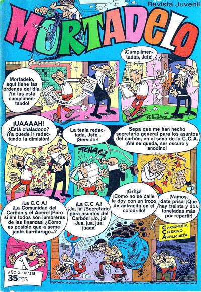 Mortadelo (Bruguera, 1970 series) v11#518 (27 October 1980)
