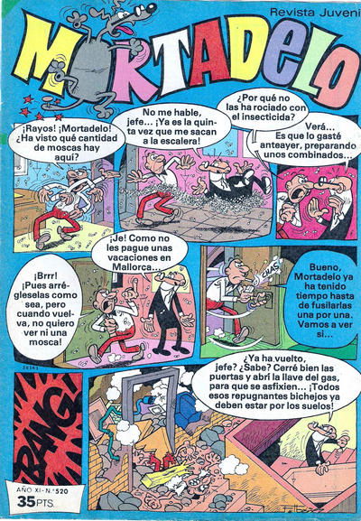Mortadelo (Bruguera, 1970 series) v11#520 (10 November 1980)