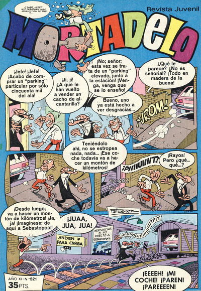Mortadelo (Bruguera, 1970 series) v11#521 (17 November 1980)