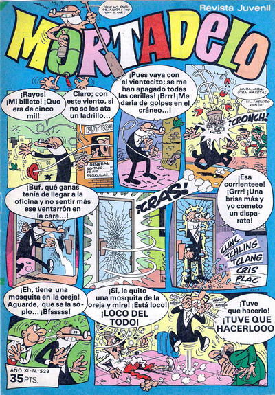 Mortadelo (Bruguera, 1970 series) v11#522 24 November 1980