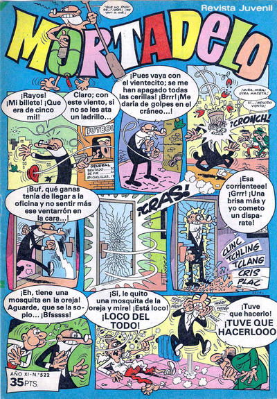 Mortadelo (Bruguera, 1970 series) v11#522 (24 November 1980)