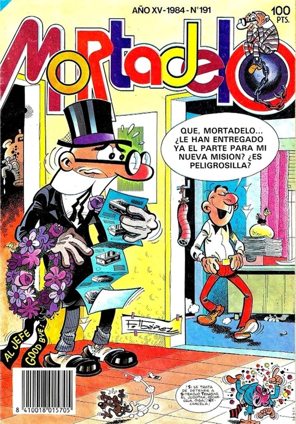 Mortadelo (Bruguera, 1983 series) v15#191 (August 1984)