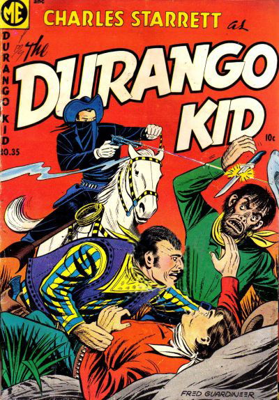 Charles Starrett as the Durango Kid (Magazine Enterprises, 1949 series) #35 February 1955