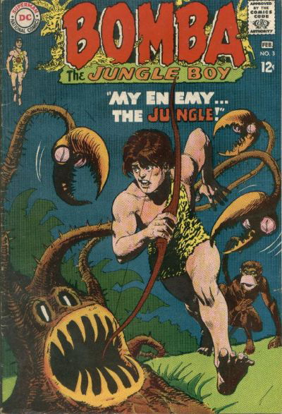 Bomba the Jungle Boy (DC, 1967 series) #3 January-February 1968