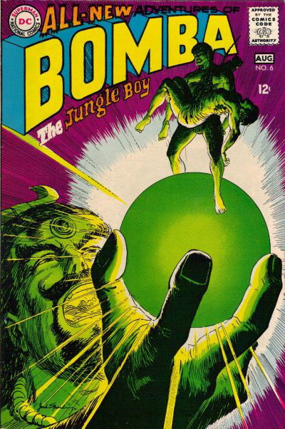 Bomba the Jungle Boy (DC, 1967 series) #6 July-August 1968