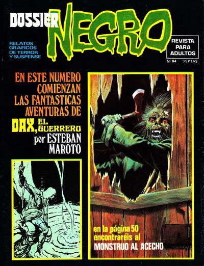 Dossier Negro (IMDE, 1968 series) #94 [March 1977?]