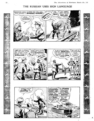 Untitled [A Love Note for Clipper] (<span class="fw-500">Hurricane Hawk</span>  #111 ([November 1947?])), page 12