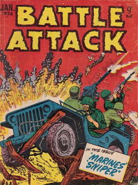 Battle Attack (Magman, 1955 series) #2 January 1956