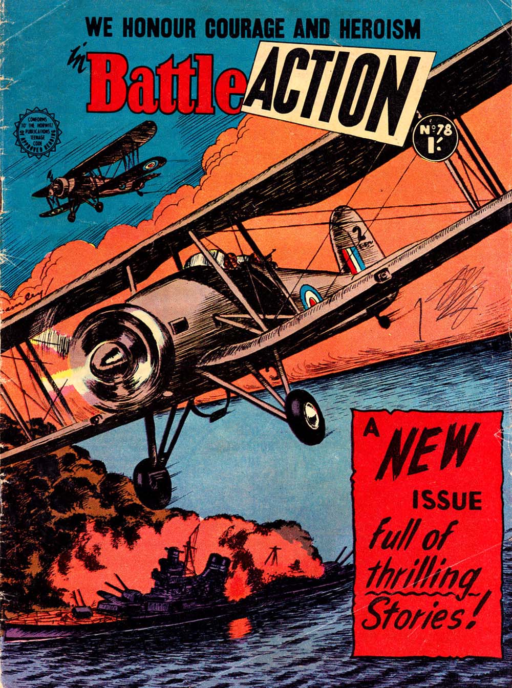 Battle Action (Horwitz, 1954 series) #78 (July 1963)