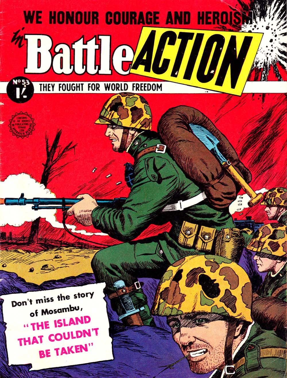Battle Action (Horwitz, 1954 series) #53 ([December 1958?])