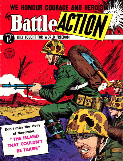 Battle Action (Horwitz, 1954 series) #53 [December 1958?]