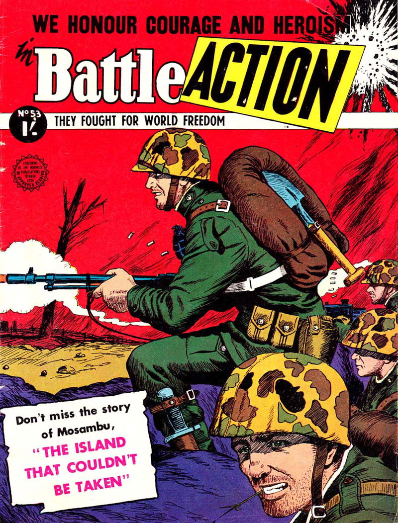 Battle Action (Horwitz, 1954 series) #53 ([December 1958?])
