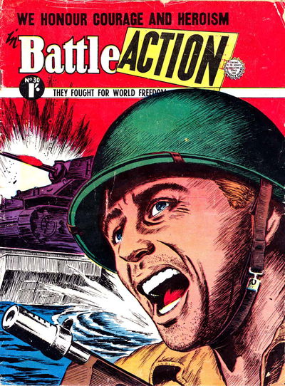 Battle Action (Horwitz, 1954 series) #30 [January 1957?]