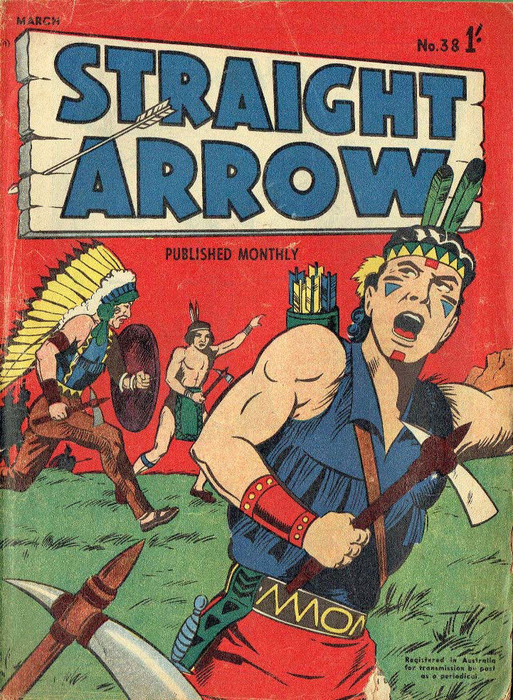 Straight Arrow Comics (Red Circle, 1955 series) #38 (March 1958)