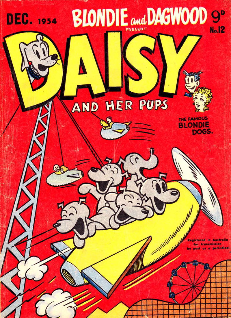 Blondie and Dagwood Present Daisy and Her Pups (ANL, 1953 series) #12 (December 1954)
