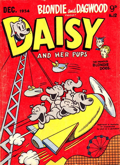 Blondie and Dagwood Present Daisy and Her Pups  #12 (December 1954)