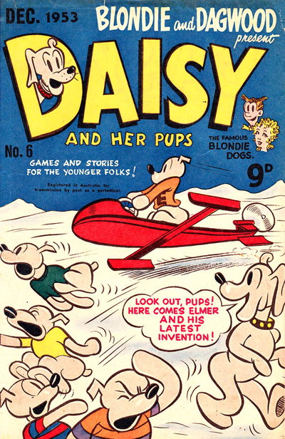 Blondie and Dagwood Present Daisy and Her Pups  #6 (December 1953)