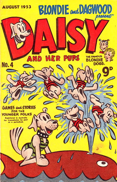 Blondie and Dagwood Present Daisy and Her Pups  #4 (August 1953)