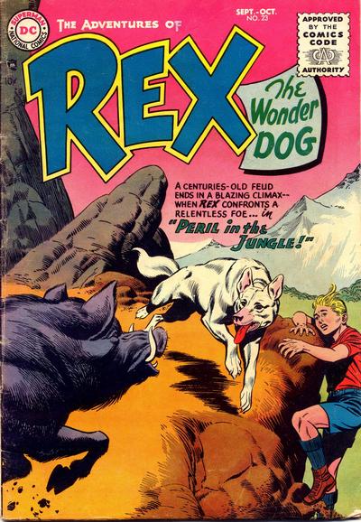 The Adventures of Rex the Wonder Dog  #23 (September-October 1955)