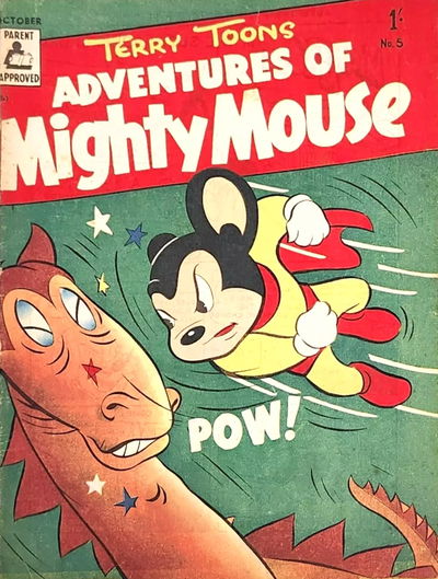 Adventures of Mighty Mouse (Rosnock, 1958 series) #5 October 1958