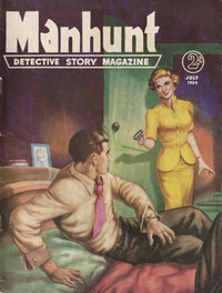 Manhunt Detective Story Magazine  v1#10 (July 1954)
