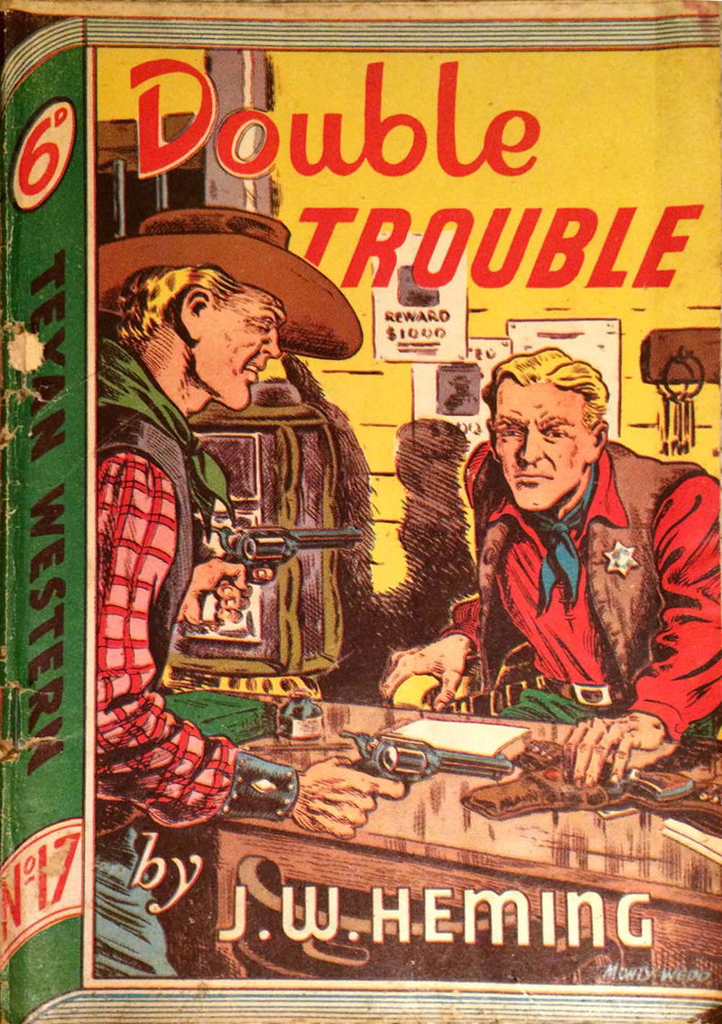 Texan Western (Whitman Press, 1948? series) #17 — Double Trouble ([August 1949?])