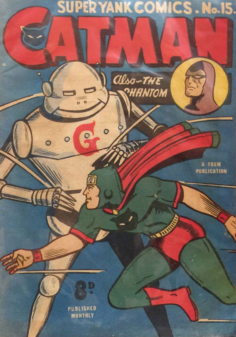 Super Yank Comics (Frew, 1950 series) #15 — Catman ([January 1952?])