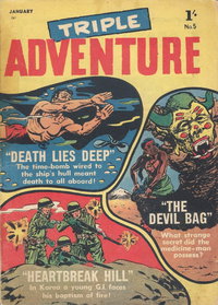 Triple Adventure  #5 (January 1958)