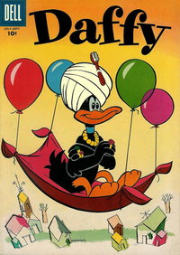 Daffy (Dell, 1956 series)  #6 (July-September 1956) — "Flying Carpet"