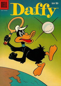 Daffy (Dell, 1956 series)  #16 (January-March 1959) — Satellite Tennis