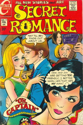 Secret Romance (Charlton, 1968 series) #17 February 1972