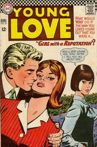 Young Love (DC, 1963 series)  #60 (April 1967) — Girl with a Reputation