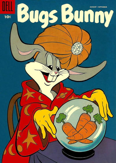 Bugs Bunny (Dell, 1952 series) #44 August-September 1955