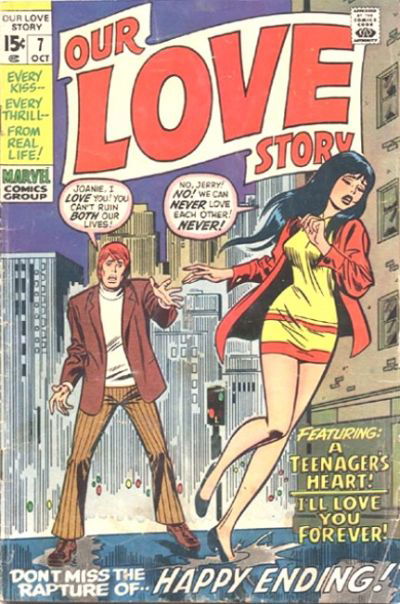 Our Love Story (Marvel, 1969 series) #7 October 1970