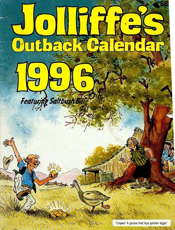 Jolliffe's Outback Calendar (Jolliffe Studios, 1978 series) #1996 ([November 1995])