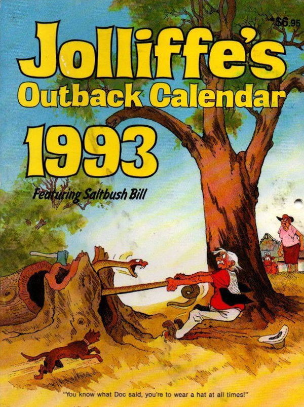 Jolliffe's Outback Calendar (Jolliffe Studios, 1978 series) #1993 (1992)