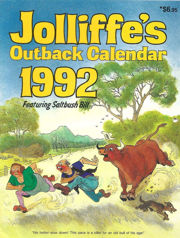 Jolliffe's Outback Calendar (Jolliffe Studios, 1978 series) #1992 ([1991])