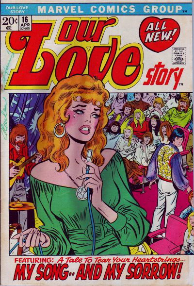 Our Love Story (Marvel, 1969 series) #16 April 1972