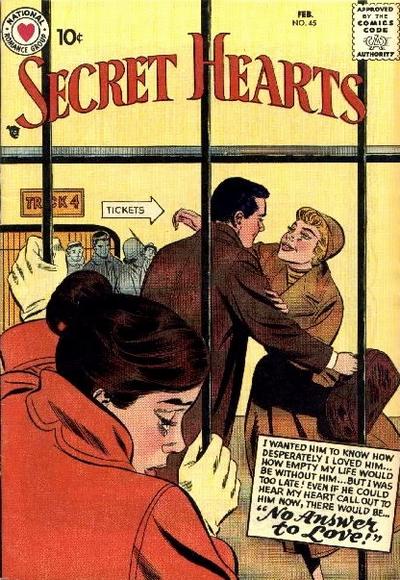 Secret Hearts  #45 (February 1958)