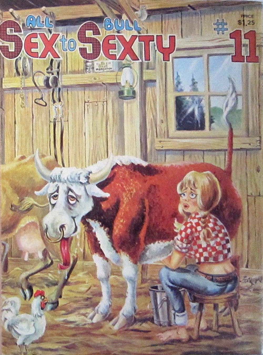 Sex to Sexty (Humour, 1972 series) #11 — All Bull (1974)