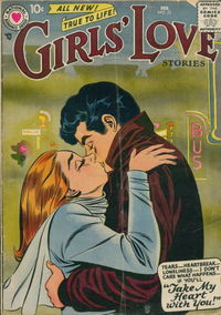 Girls' Love Stories (DC, 1949 series) #52 February 1958